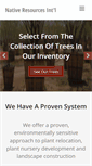 Mobile Screenshot of nativeresources.com